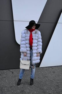 Шуба из песца