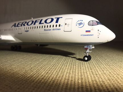 Модель самолёта Airbus A350 Аэрофлот Aeroflot