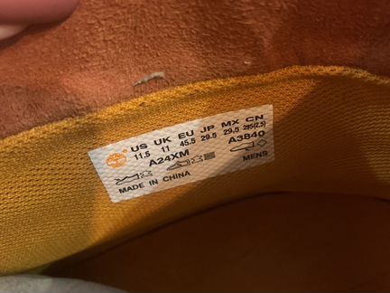 Ботинки новые timberland оригинал us11,5