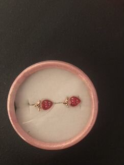 Серьги золотые. Детские