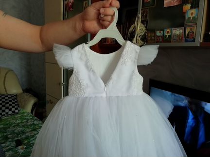 Нарядное платье для девочки 1-2 года